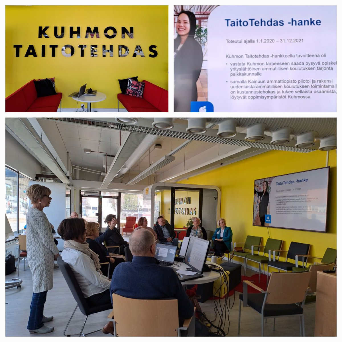 #TaitoTehdas on oiva tapa oppia ammatti yrityksessä ja saada työpaikka. #työelämäpedagogiikka

Reissussa Kuhmossa yhdessä #kajaaninkaupunginkoulutusliikelaitos johtokunnan kanssa.