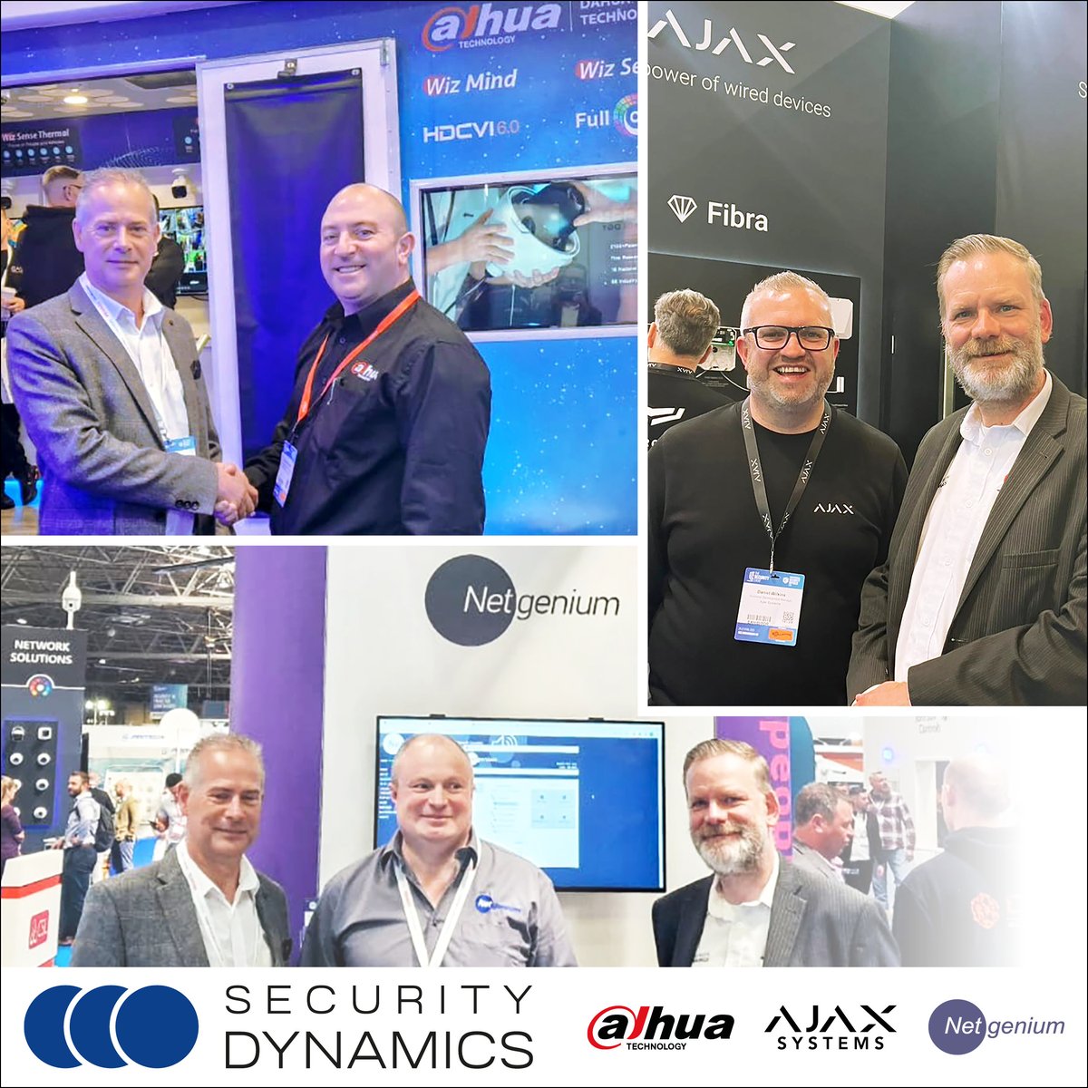 SDEuropeLTD's tweet image. ‘Security Dynamics at The Security Event’ 😀

So many people to see! Great to meet up today at the Birmingham NEC with our friends from @DAHUA_UK -
Andy Alexander, @ajax_systems - Daniel Wilkins and @Netgenium - Nick Plumb.

#thesecurityevent #dahua #ajaxsystems #netgenium