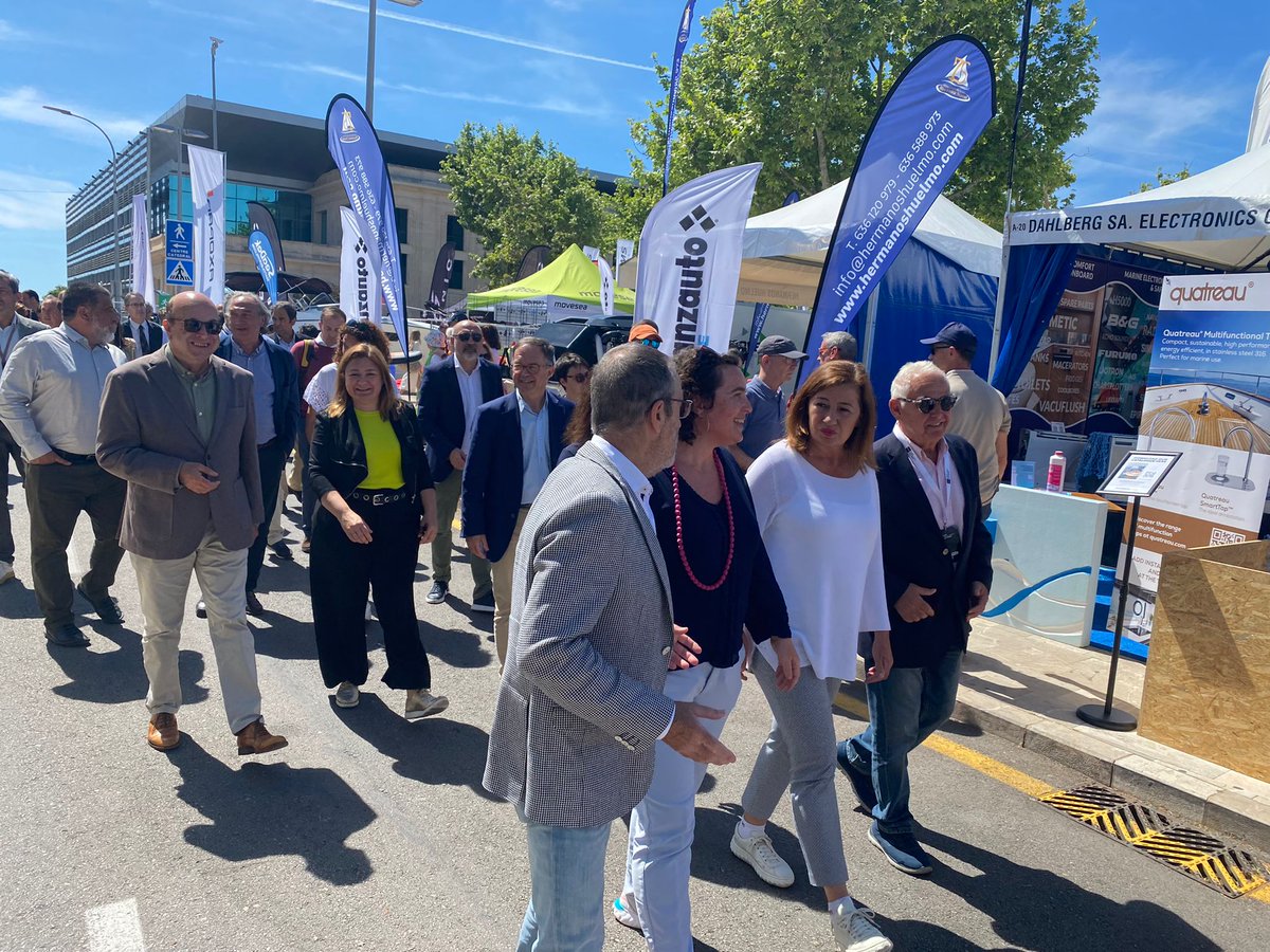PresidenciaGOIB's tweet image. ⛵️La consellera de Presidència @GarridoMercedes 
ha assistit a l'acte d'inici de la Fira nàutica Palma International Boat Show #pibs23.