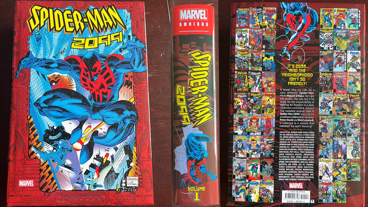 In the latest edition of “They’re real… and they’re spectacular” we have finally received the Spider-Man 2099 Omnibus! Check it out, Minties! 

#spiderman #spiderman2099 #comics #marvel #marvelcomics #peterdavid #SpiderManAcrossTheSpiderVerse #spiderverse #spidermancomics