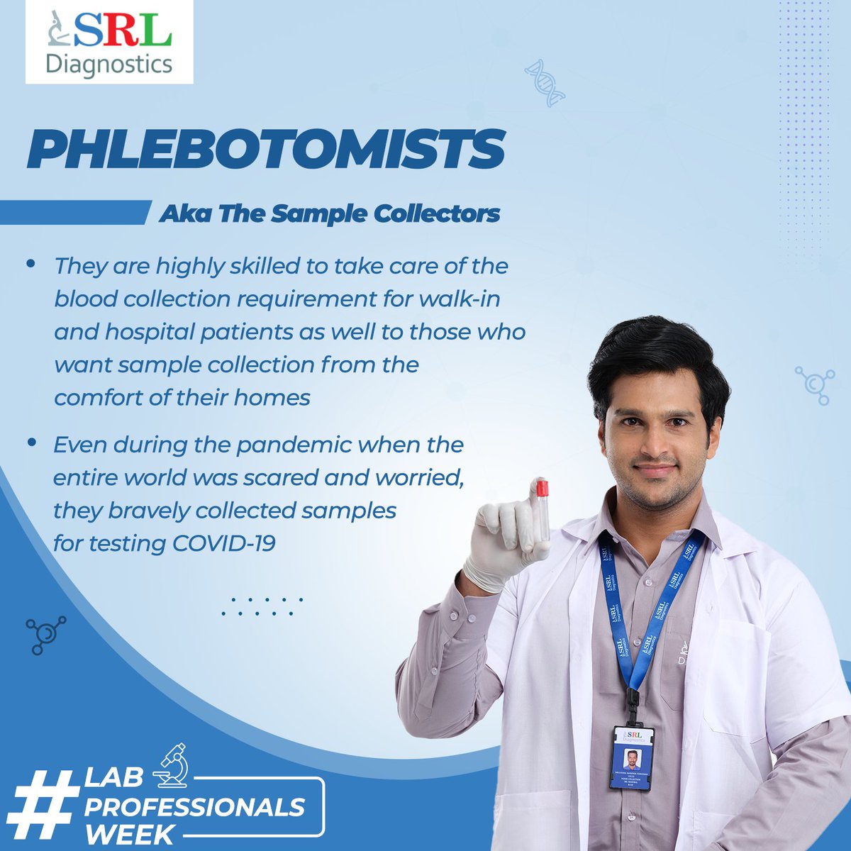 agilusDx's tweet photo. This #LabProfessionalsWeek, SRL Diagnostics recognizes the dedicated medical laboratory professionals who are the true pillars of our system.
Let’s take a moment to appreciate their work.
#SRLDiagnostics #LabProfessionalsWeek https://t.co/PI2vzhKAkh