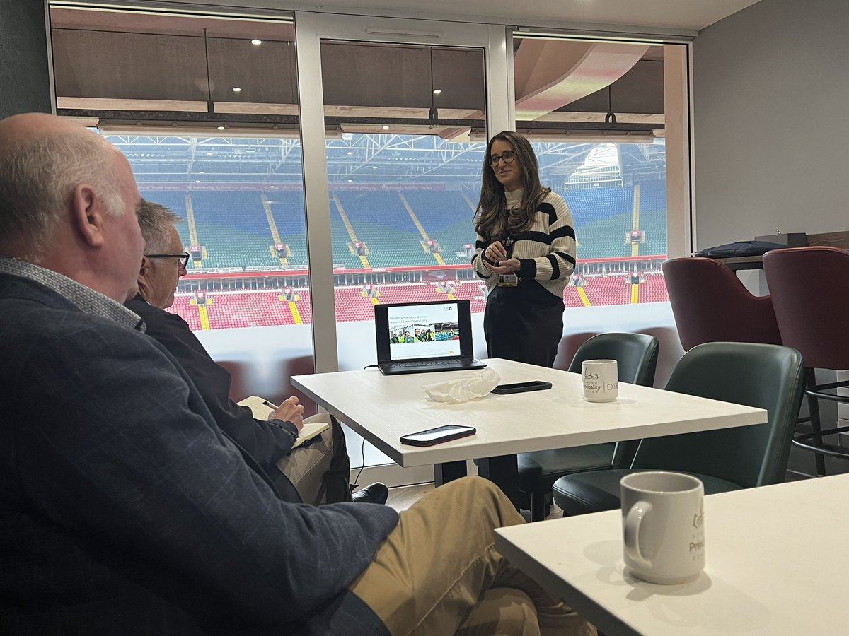 SJAC_Daz's tweet photo. Fantastic morning hosting our @StJohnNZ guests at the Principality Stadium and discussing all things Community Operations. https://t.co/szPPA3s5OE