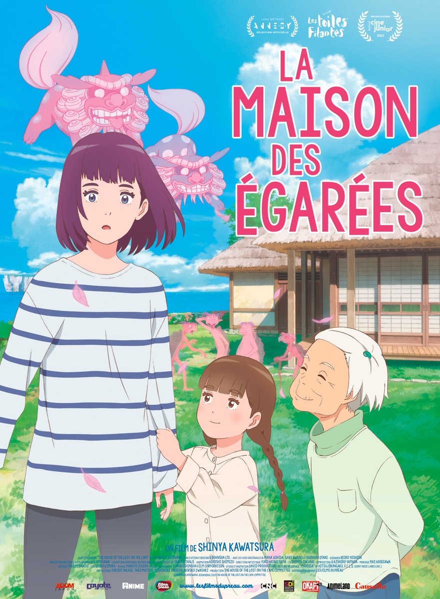 Découvrez l'affiche de LA MAISON DES ÉGARÉES de Shinya Kawatsura, un conte onirique qui nous vient tout droit du Japon 📷
Le 28 juin au cinéma.
#lamaisondesegarees #kappa #culturejaponaise #cinemadanimation #animationjaponaise #anime #manga #espritsjaponais #folklorejaponais