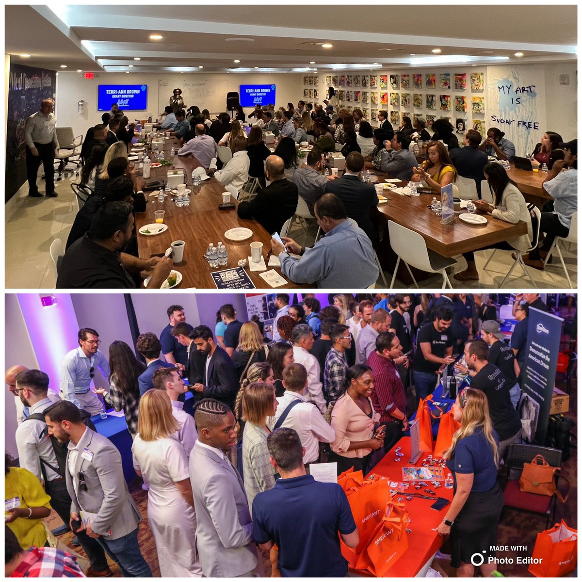 saif305's tweet photo. People are the 💓 of the #Miami movement
Yesterday the @VentureMiami Hiring Fair & also the #MiamiTechWorks ‘Tech Talent Coalition’ meeting of businesses.
Our region is creating real connections between business & #Talent!
This work isn’t easy…but it is achievable TOGETHER! https://t.co/aBH6SwQWSF