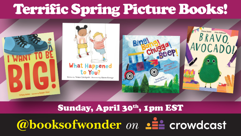 These delightful tales will spark joy and laughter! Join us on Sunday, April 30th at 1pm for a virtual spring picture books event, where <a href="/MsTee13/">Tiffany Golden</a>, James Catchpole, <a href="/chanastiefel/">Chana Stiefel</a>, and Michael Sampson will be chatting about their books! RSVP booksofwonder.com/blogs/upcoming…

michael sampson