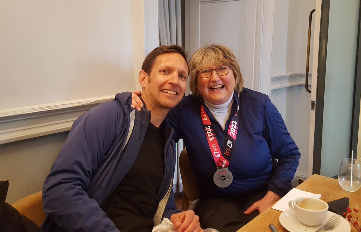 UK_Brainstorm's tweet photo. Huge Congratulations to George Richards completing the London Marathon for his Mum, Gill Richards, on Sunday. Through all the weather conditions he still persevered, what an achievement. We are all super proud and honoured that he chose to raise money for Brainstorm. https://t.co/GVgb4GwKfR