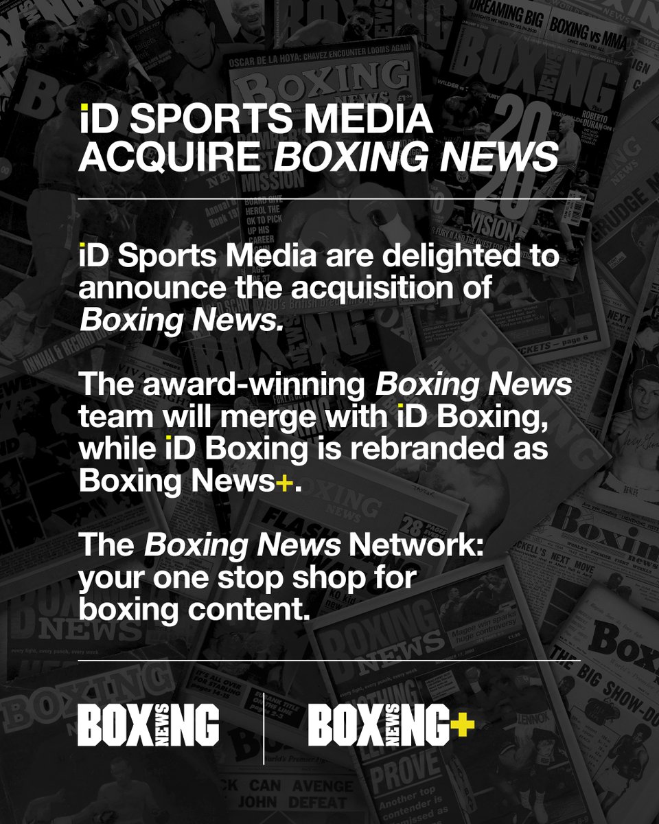 iDSportsMedia's tweet photo. A 𝙣𝙚𝙬 𝙚𝙧𝙖 for Boxing News.

🔗  https://t.co/mSnkzWn0MG https://t.co/cWvH1r3dsw