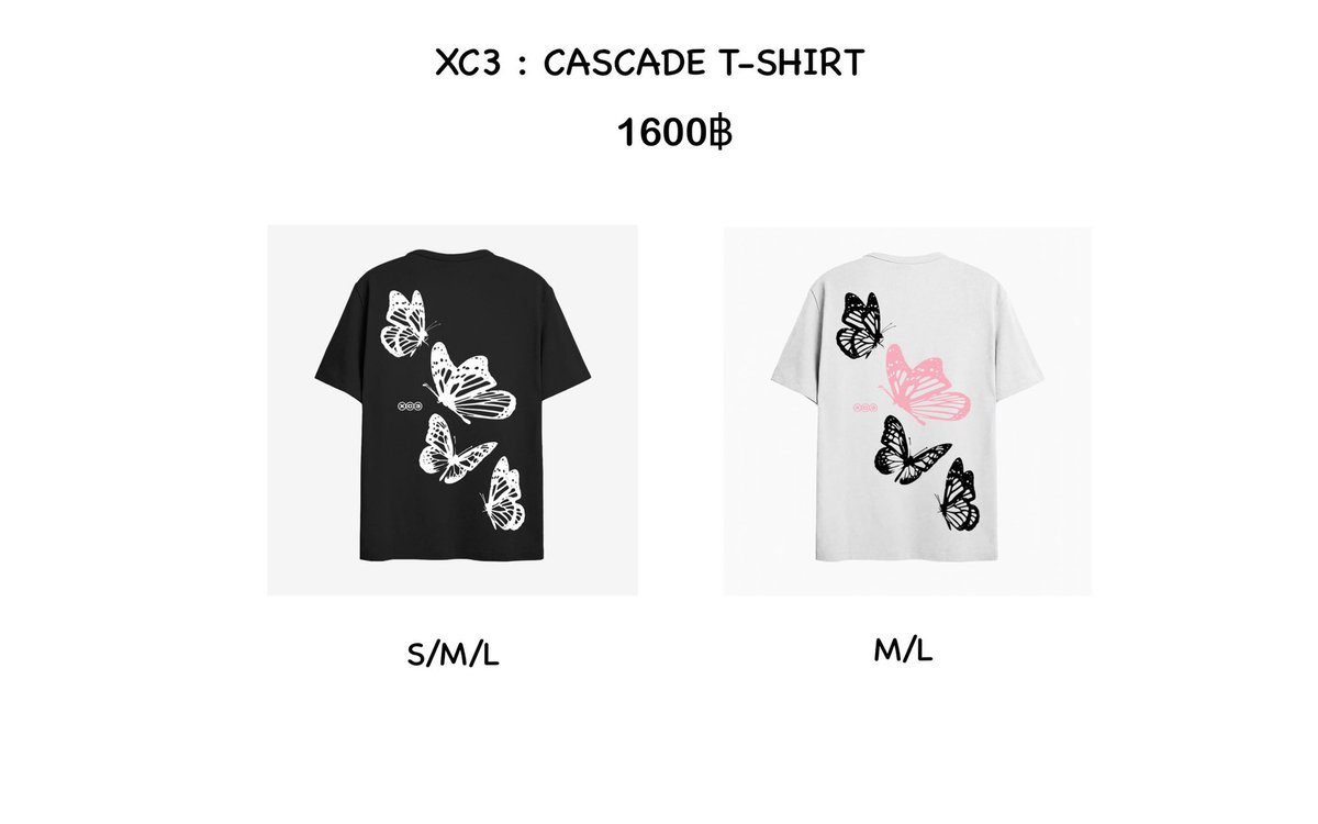 snowflake_jy's tweet photo. 🔥ส่งฟรี

เสื้อยืด #XC3_BUTTERFLY 
จาก 1600 ❌ เหลือ 1550✅

สี/แบบ/ไซส์ตามรูป🦋

#Marktuan 
 #XC3 #ArcadiaCountryClub #MARKTUANxREPRESENT #XC3_BUTTERFLY #ตลาดนัดเมนมาร์ค #ตลาดกัซ #ตลาดนัดกัซ #ตลาดนัดอากาเซ #ตลาดนัดอากาเซ่ #ขายของสะสมgot7 #ขายของสะสมกัซ #ของสะสมgot7 #GOT7 https://t.co/HsnvbKmtMo