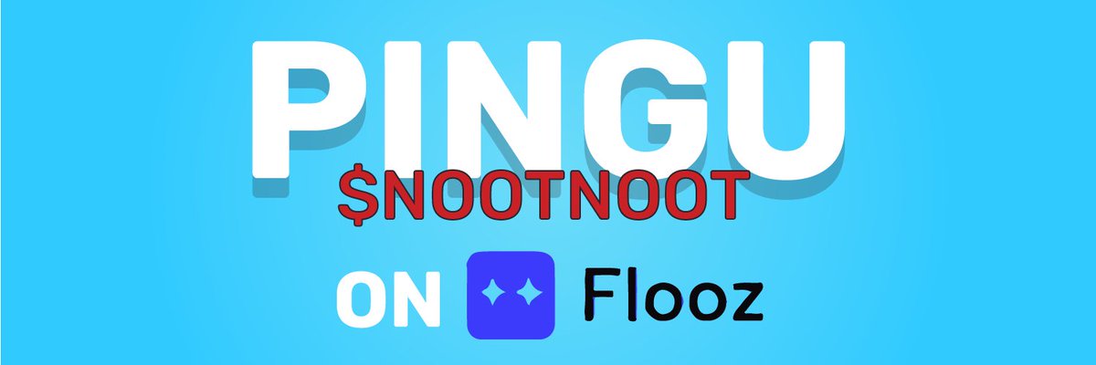 nootnootETH's tweet photo. ATTENTION!
YOU CAN NOW BUY $NOOTNOOT ON FLOOZTRADE WITH YOUR FIAT MONEY 🤯
NOOT NOOT
#nootnootETH #flooztrade #pepecoineth #memecoins https://t.co/YHs4wOD0Si