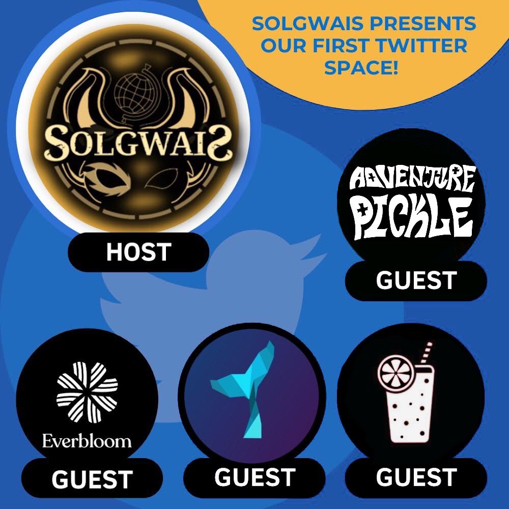 Hey fam! 🔥

Remember to set those reminders for our space today! We have some amazing projects join us!💥

Guests below ⏬️
<a href="/JuicyTools/">ONE (Web3 Dashboard)</a> 
<a href="/PickleAdvNFT/">AdventurePickles</a> 
<a href="/everbloomapp/">Everbloom</a> 
<a href="/SeaCrypt/">SeaCrypt | 🐡</a> 

Many more friends will join!! Link below!! 
x.com/i/spaces/1vAxR…