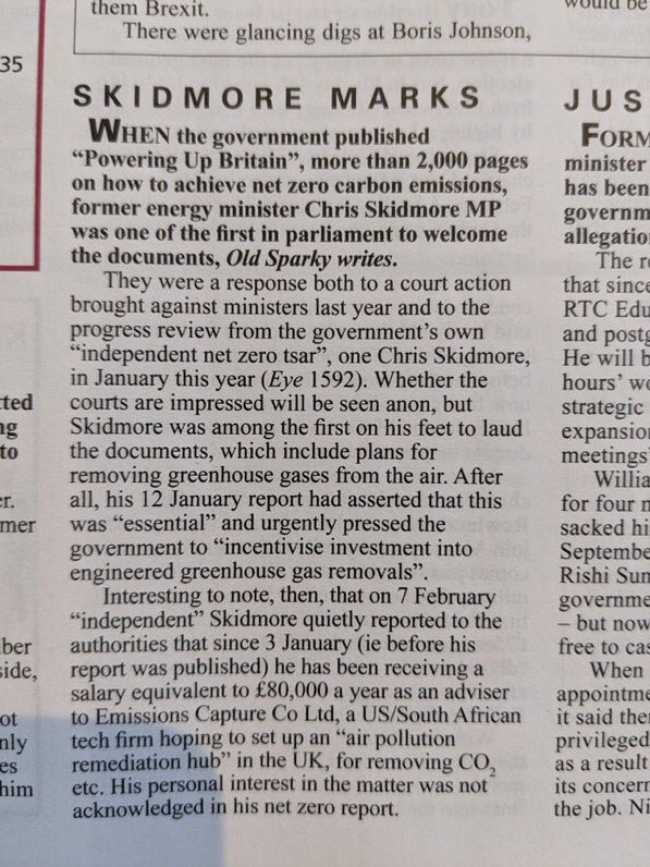 @CSkidmoreUK @ThirdWayTweet @TerraPower @xenergynuclear @ConstellationEG @COREPOWER10 @cleanaircatf @AtlanticCouncil Plenty of offers of brown envelops Chris 😉. Is it a flat £80,000 to be bought by companies or a sliding scale?  Considering that you are failing to represent the poorest of you constituents are you donating any of this additional salary to any community groups in Kingswood?