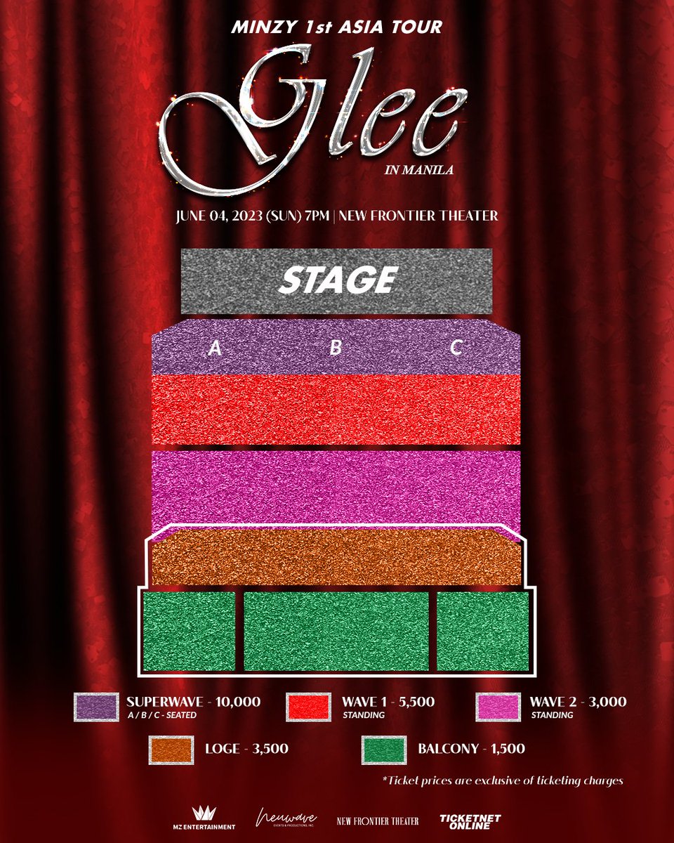 neuwave_events's tweet photo. Get ready to paint the town! 💃🕺 Here's the ticket details and seat plan for the sparkly concert party this June 4 with Queenzy #Minzy at the New Frontier Theater! https://t.co/ftTY7U0PDW