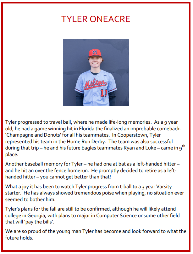 Milton Baseball tweet media