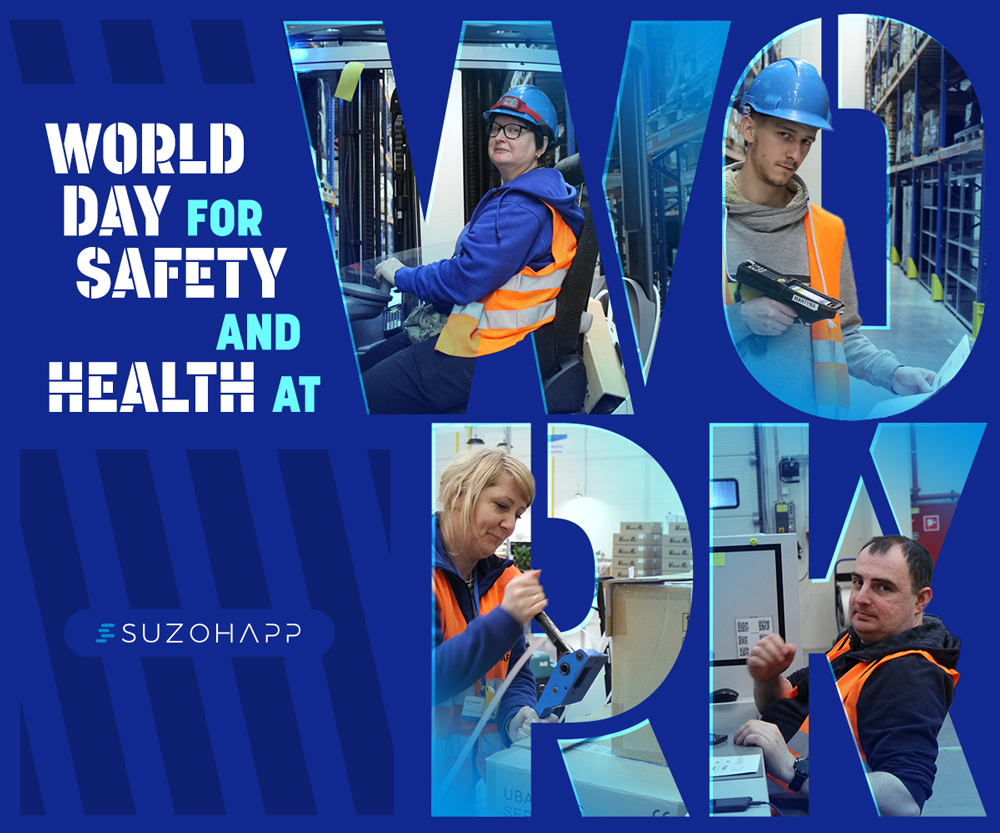 SuzoHappEU's tweet image. Get a glimpse behind the scenes of our warehouse in Poland where we are constantly working to ensure the #safety and #health of our employees. It is our daily priority to create a #SaferWorkEnvironment!  
Enjoy the World Day for Safety and Health at Work! 

#SafetyFirst