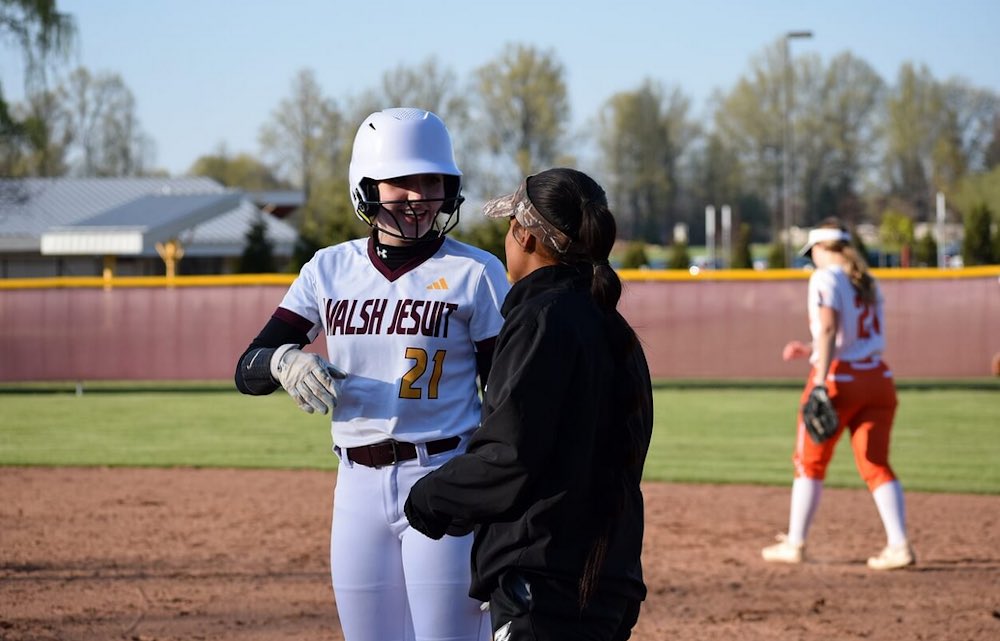 WalshJesuitSB's tweet photo. WJ Softball picked up the win yesterday 13-2 over Padua. 

@mcgeemckayla picked up her 6th straight win in the circle. 

@EllaGirard2026 went 2-2 with 3 runs

@natalie_eich @bwise2024 @andreamansbery3 @CaleighShaulis each had doubles. 

#WJSoftball #LetsBeLegendary https://t.co/vZb3LNWfV1