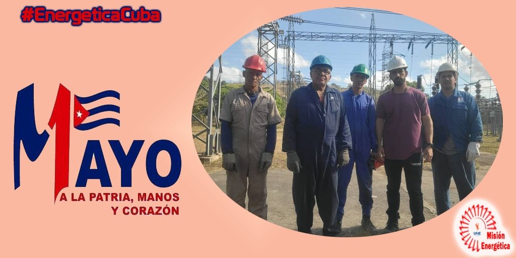 CubaMre's tweet photo. 🇨🇺🇨🇺. El #1Mayo,se ha convertido, en virtud de su esfuerzo,en virtud de su triunfo desde el primero de enero,en factor preponderante y decisivo de la vida política del país. #EnergeticaCuba #ALaPatriaManosYCorazón
@CubaCentral @UlisesGuilarte @SindicatoMinas @GeorgeBatistaP2 https://t.co/Rqyph5JOar