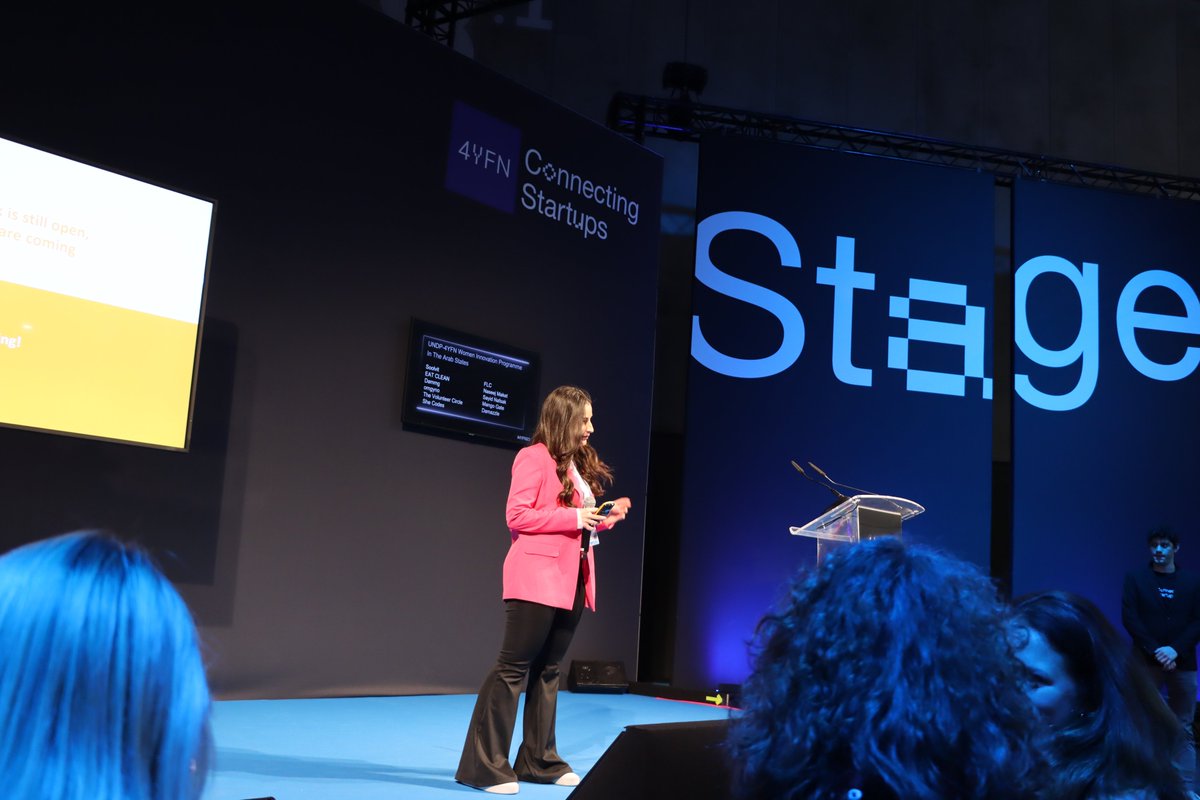 “Leadership is about skills, not gender”, said Haya as she shares her journey with <a href="/UNDPArabStates/">UNDP Arab States</a> Women Innovators Program as a Syrian woman leading a digital startup.
📖 more bit.ly/3V9Orrc
The future of tech must be equal
#GirlsInICT #Education #FutureSmartUNDP #MWC23