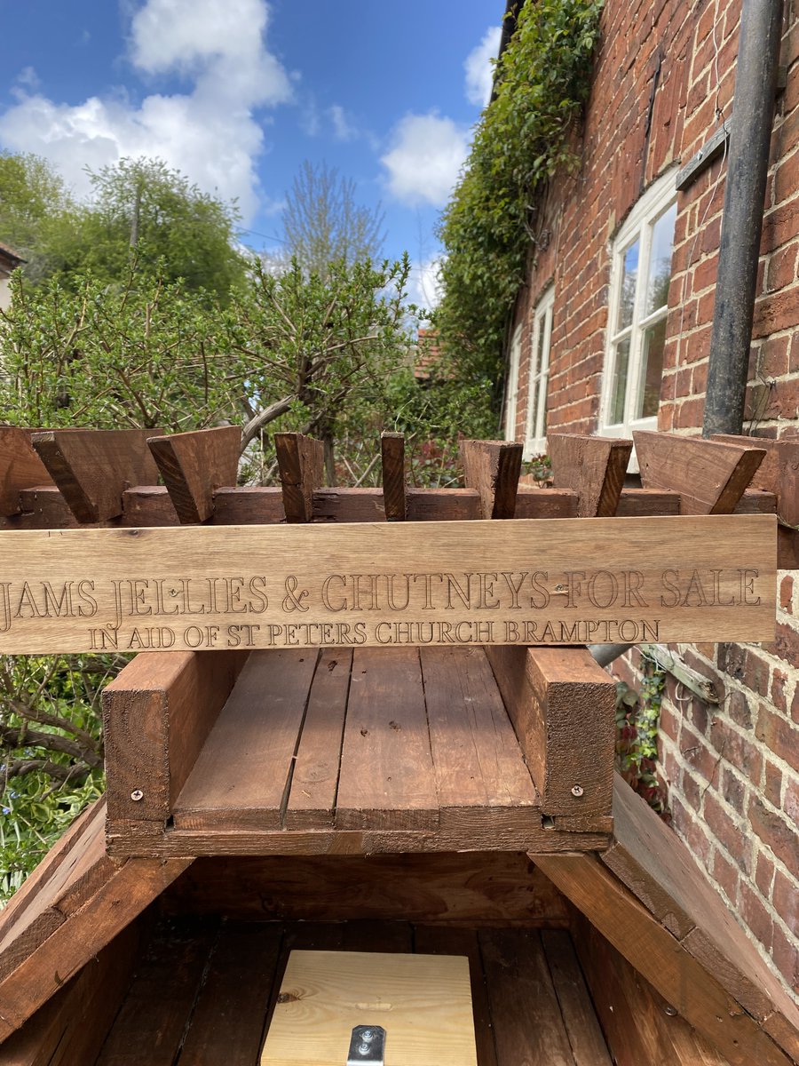 AHSConstructio1's tweet photo. Well done to Mr Ecclestone's DT group, who made and delivered a produce stand for the local village of Brampton. @AHS_ICE @AHS_Nurture @aylshamhigh https://t.co/JkqqFEO0Qo