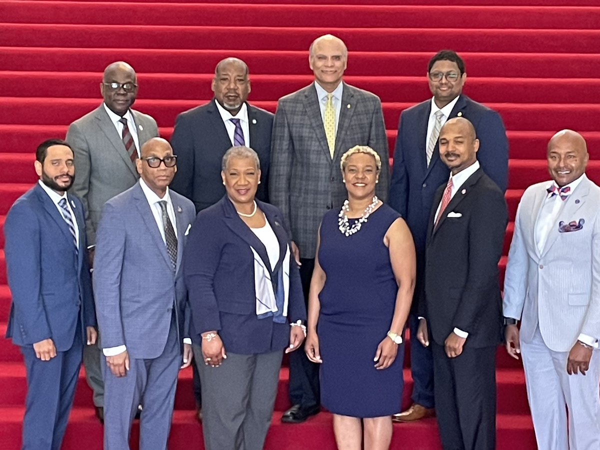 Representatives from all ten of North Carolina's accredited HBCUs (NC10), including Dr. Laura Colson, the Vice President for Academic Affairs and Student Experience at Bennett, visited the General Assembly on Tuesday, April 19th, 2023.