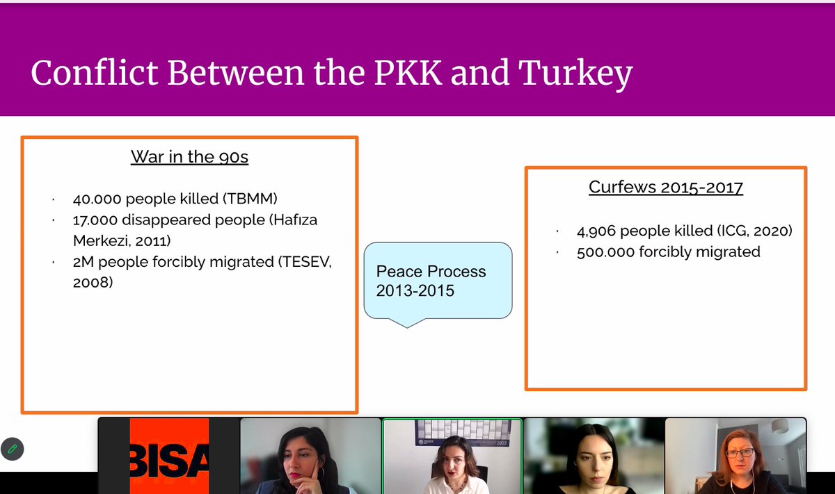 We are very pleased to be currently hosting the @bisa_ismmea virtual event 'Transitional justice initiatives in Turkey' with the excellent speakers @NisanAlici @gunesdasli @BorGuley. Many thanks to all for taking part #virtualBISA @Bahar_Baser @rmccarthy @betuldoganakkas