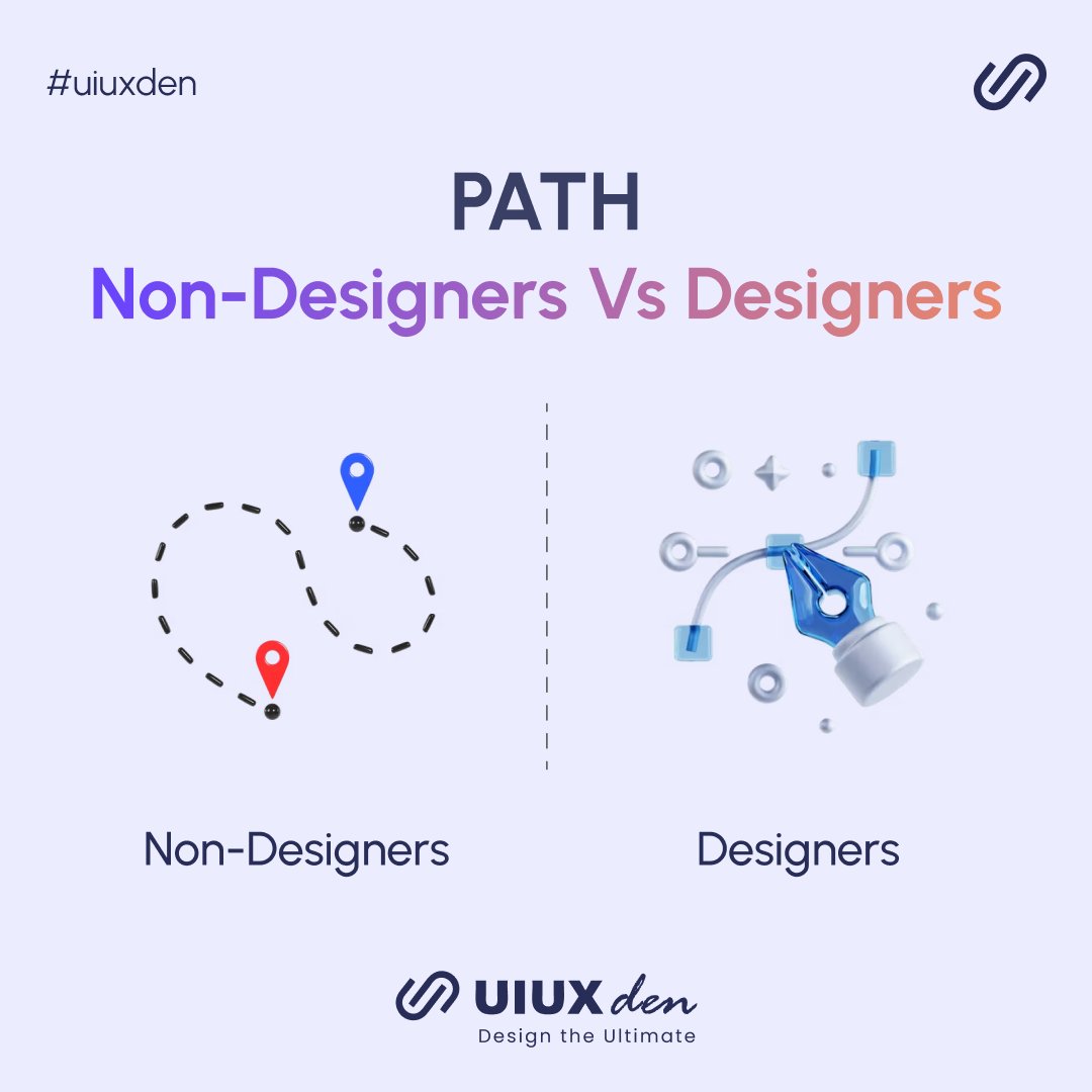UiUxDen's tweet photo. Things that only designers can understand. 😃

For non-designer people "Path" refers to a route 📍. But for us designers, path are vector based line drawings connected by anchor points✒️.

Follow👉@UiUxDen for more!

#designer #designinspiration #figma #adobeillustrator  #uiuxden https://t.co/1rGq9r8OSt