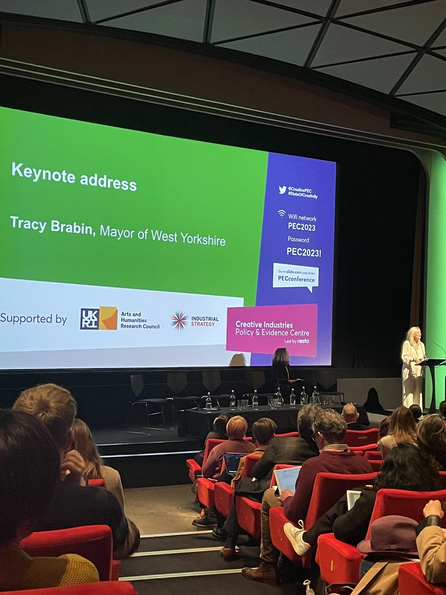 Jim Farmery (@jimf58a) on Twitter photo Great to see <a href="/TracyBrabin/">Tracy Brabin WY πΉ</a> promoting what we have in West Yorkshire #StateofCreativity Great to see <a href="/TracyBrabin/">Tracy Brabin WY πΉ</a> promoting what we have in West Yorkshire #StateofCreativity