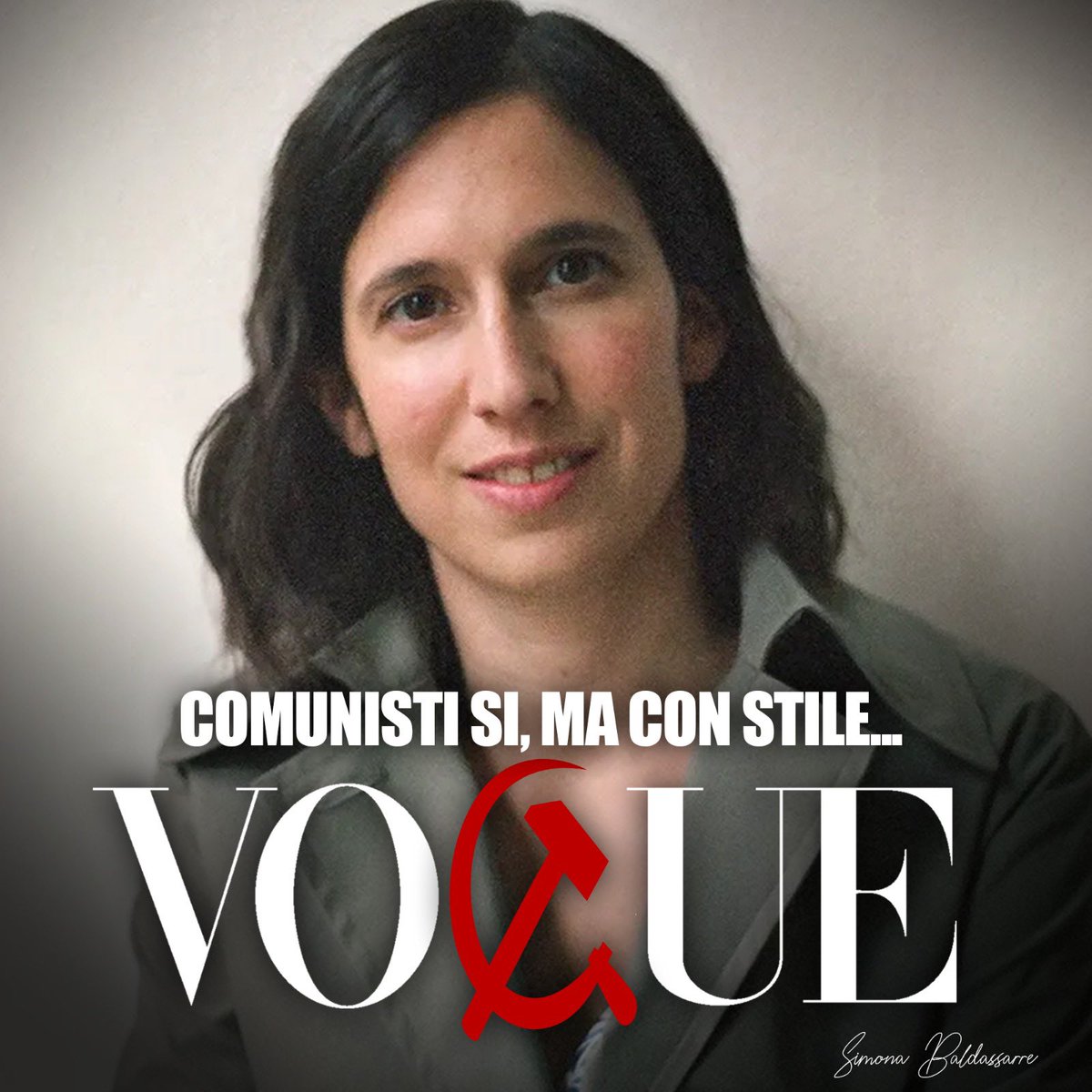 #EllySchlein su #Vogue
Dalle lotte in fabbrica in tuta blu, alla “armocromia” della personal shopper, la deriva al cashmere della sinistra Ztl.