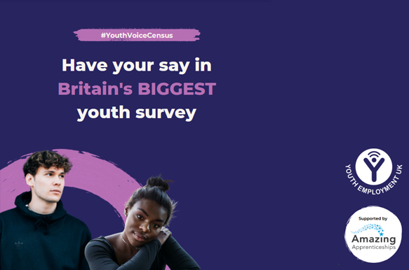 Amazing Apprenticeships: #YouthVoiceCensus Aged 11-30? Tell @YEUK2012 what you think about study, work and life. Make a difference in how the UK government, employers & educators support young people: bit.ly/3HlcPjT @AmazingAppsUK @UKEdge @Pearson #AddYourVoice