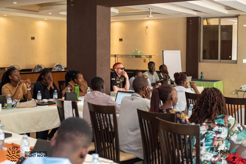 rhrn_ug's tweet photo. Welcome back from the #YPlusSummit. Today under the @SRHRAllianceUg we have commenced the #AnnualYouthSymposium23 that has gathered all youth advisory committee members both under the #RHRNII programme and SRHR alliance to build their capacity in youth-led advocacy. https://t.co/aPllllYkeF