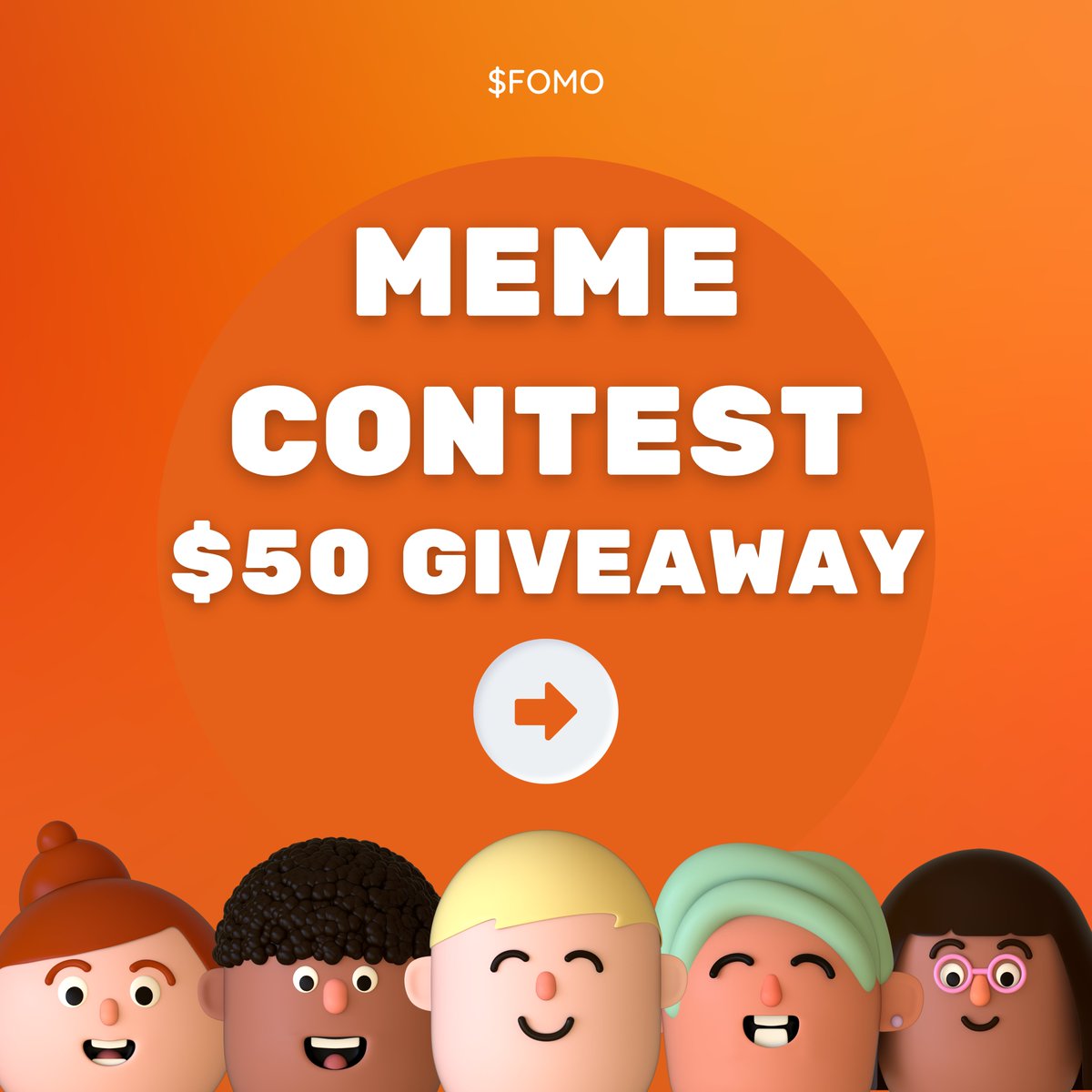 FOMO_BSC's tweet photo. $50 to the best MEME on $FOMO. 
Create a MEME on $FOMO and @ tag us. Also mention #FomoArbitrum. https://t.co/x0gh6bX5lZ