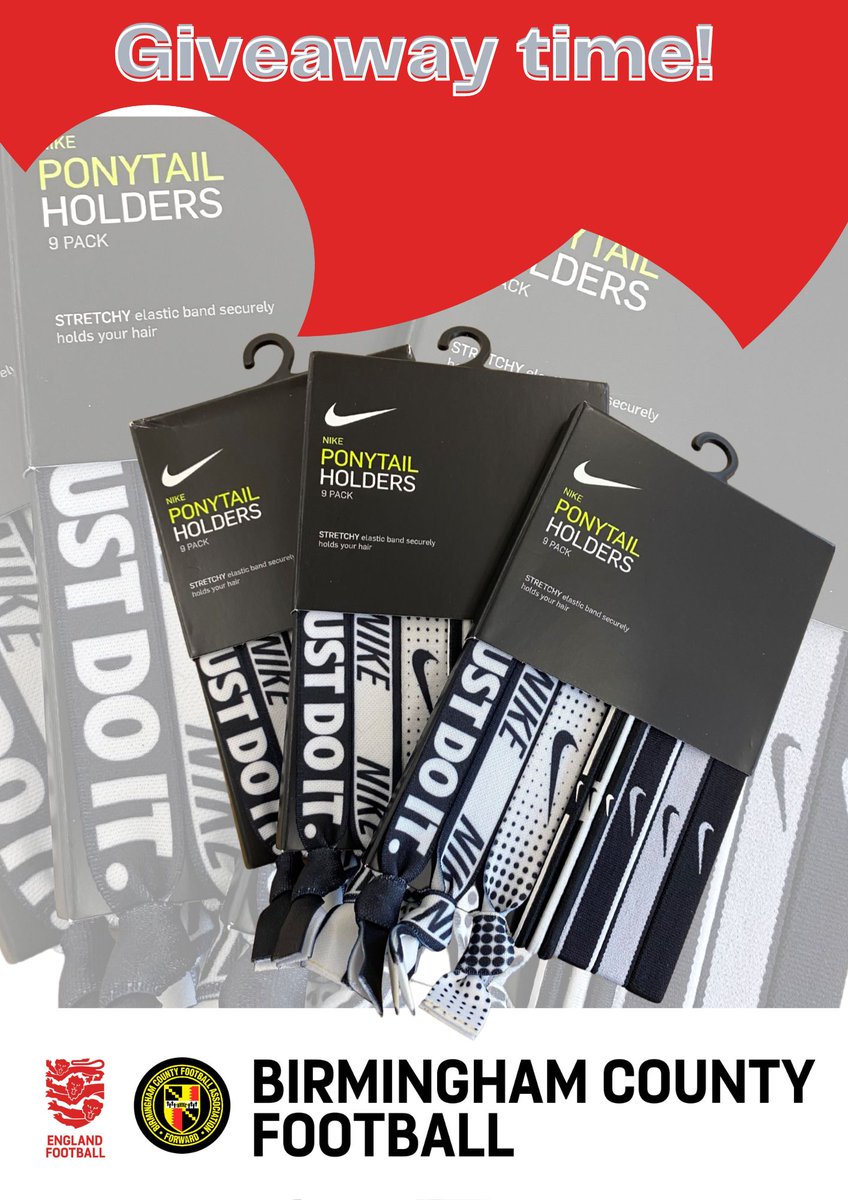 BCFAFP's tweet photo. 1077 Followers, lets excel that to 1200! 

How - Its #GIVEAWAY Time! 

You must "❤" this post, then Retweet. 

Help us to excel, I'll pick a winner to win x5 packs of these NIKE PONYTAIL HOLDERS once we have reached target..! 

Ready, Steady, Go Go Go.. ‼ #AffiliatedMembersONLY https://t.co/aZbcqlmTUv