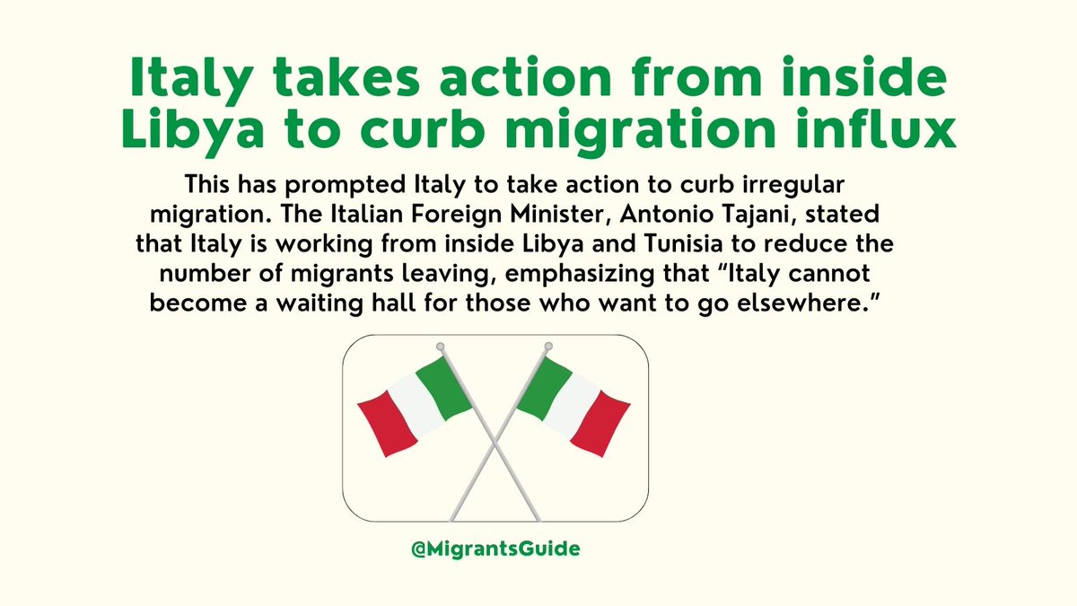 MigrantsGuide's tweet photo. https://t.co/7viSH00iVK 
#migrantes #migration #migrants #migrantworkers #Italy #Italia #Immigration #immigrationbill #Immigrant #immigrants #WhatsApp #魔改造の夜 #Eurovision2023 #SUGA_AgustD_TOUR #delhimetro #GlazersOut #GetWellSoonChenle #JacksonWangWorldTour #LALISA #CHEBRE #ChatGPT #BLACKPINKinMexico #劇場版コナン全作鑑賞済 #ターシャ #突破ファイル #OeNR
#EGU23
#SCRRBS
#WienerZeitung
#WienerZeitung 
#GucciCosmosxBillkin #BORNPINKinMexico_Day1 #SiparisAtamaAli