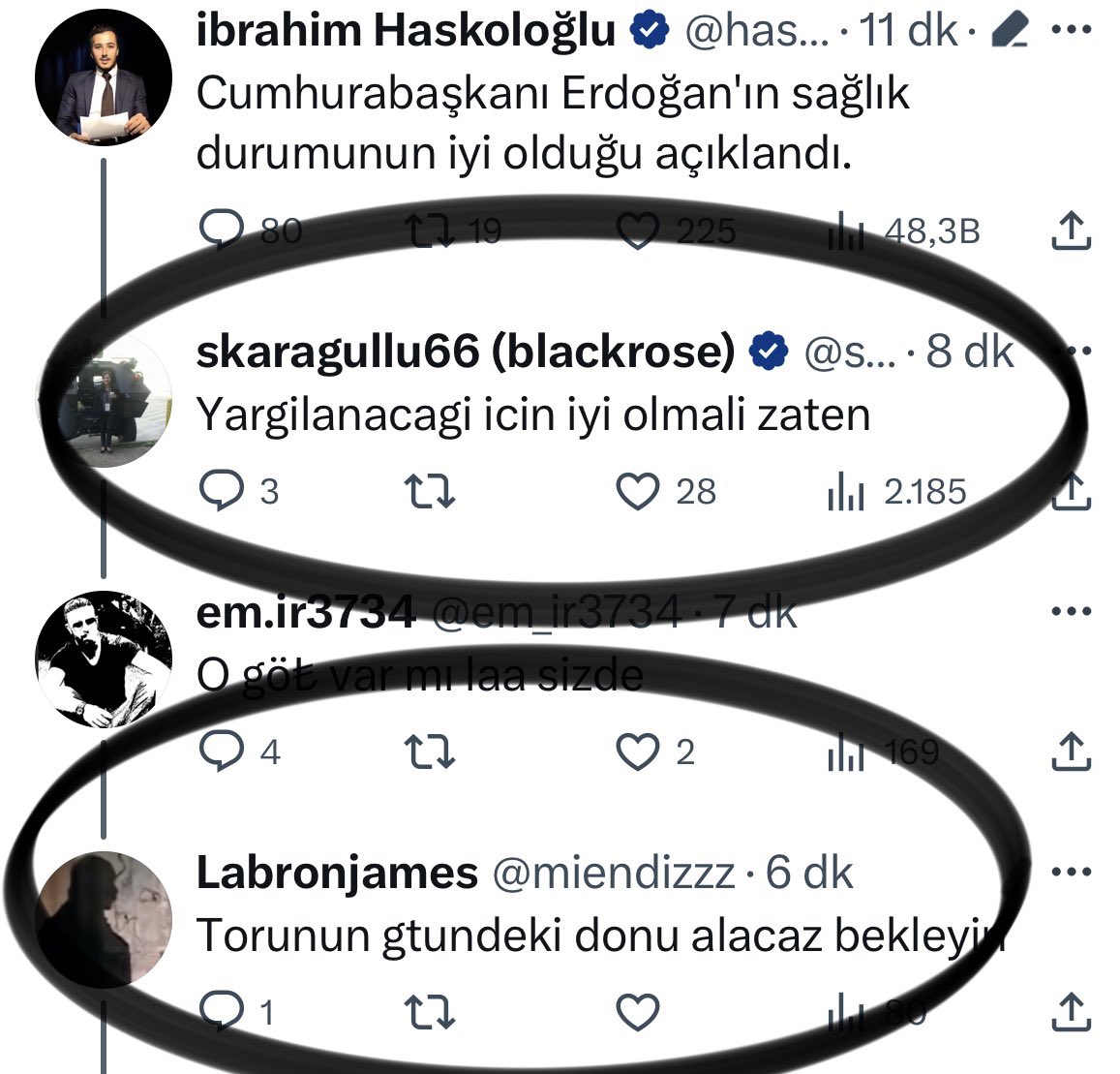 Cumhurbaşkanına ve aile efradına alenen tehdit eden bu iki şahıs için gereğini yapın lütfen @suleymansoylu @fahrettinaltun @SiberayEGM @EmniyetGM @Akparti 

 👉@skaragullu66 
👉@miendizzz