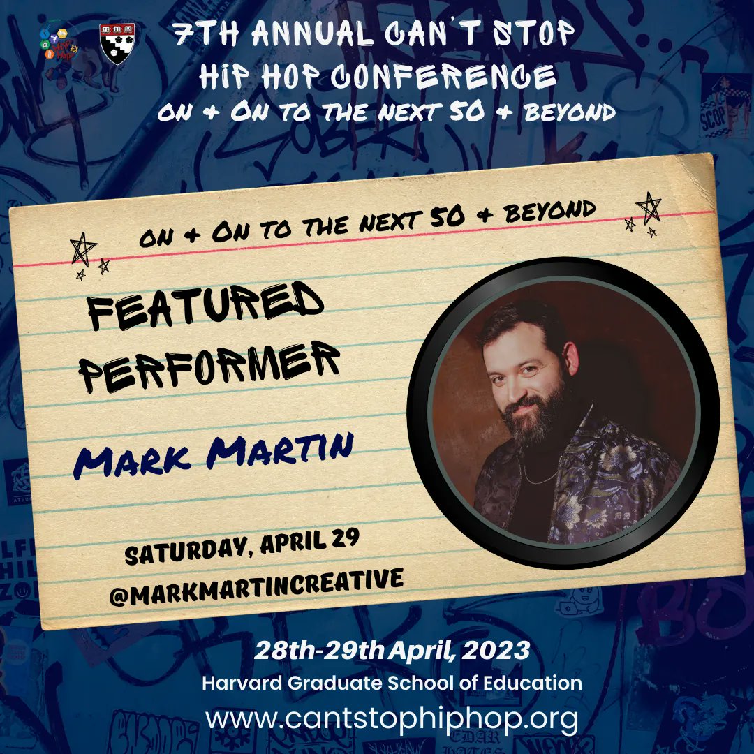 Welcome Mark Martin to the performance lineup for the 7th Can't Stop Hip Hop Conference!
He's a mixed vocal artist specializing in beatboxing &amp;  2016 American Beatbox Championships winner. He co-founded The Academy of Noise which provides music education through beatboxing.