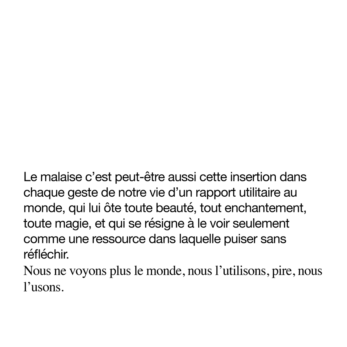 ArdentRevue's tweet photo. Serait-ce là la vieillesse de l’humanité ?

Dérives philosophiques à partir du Malaise de la modernité de Charles Taylor.
Une recherche inquiète de la moralité. Préoccupations futiles et écrasantes.

La suite sur https://t.co/krt7REFQiL

#jadoreardent
#delapoésiequediable https://t.co/ww1VA5NX8W