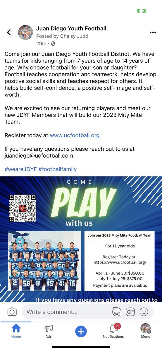 Juan Diego Youth Football (@jdyouthfootball) on Twitter photo 