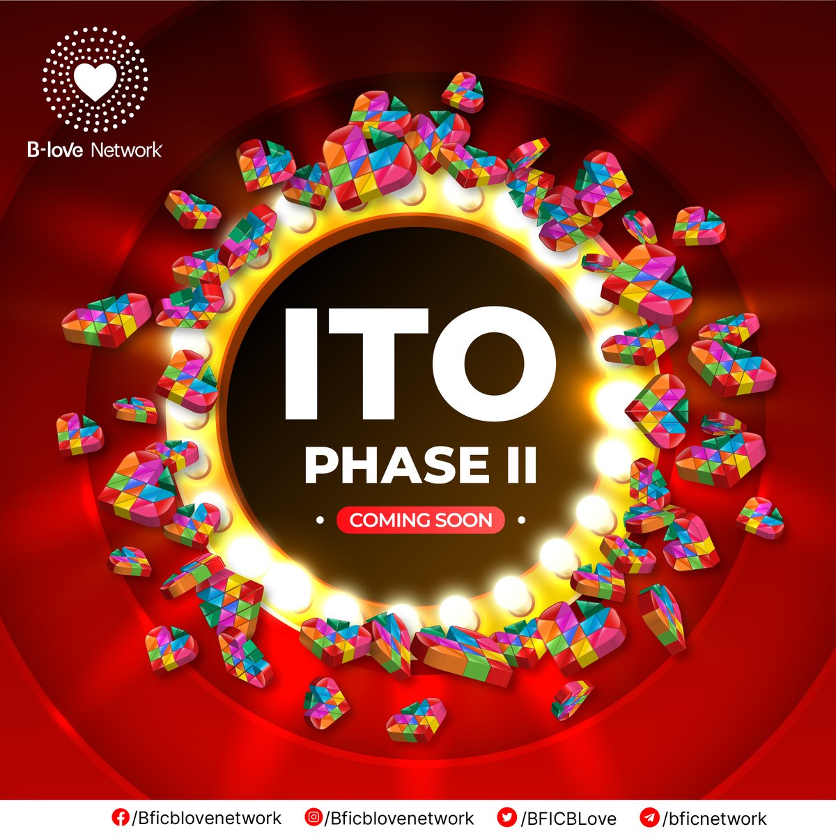 Get Ready for B-Love Token's ITO Phase 2!
Limited Supply, Maximum Opportunity.🚀
Starting from 1st May,2023,
with a total supply of 1.55 billion tokens,
Only on Xchangeon.io! 📈
Don't miss out on the opportunity to fill your wallets with #blovetoken
#Crypto #ITO2