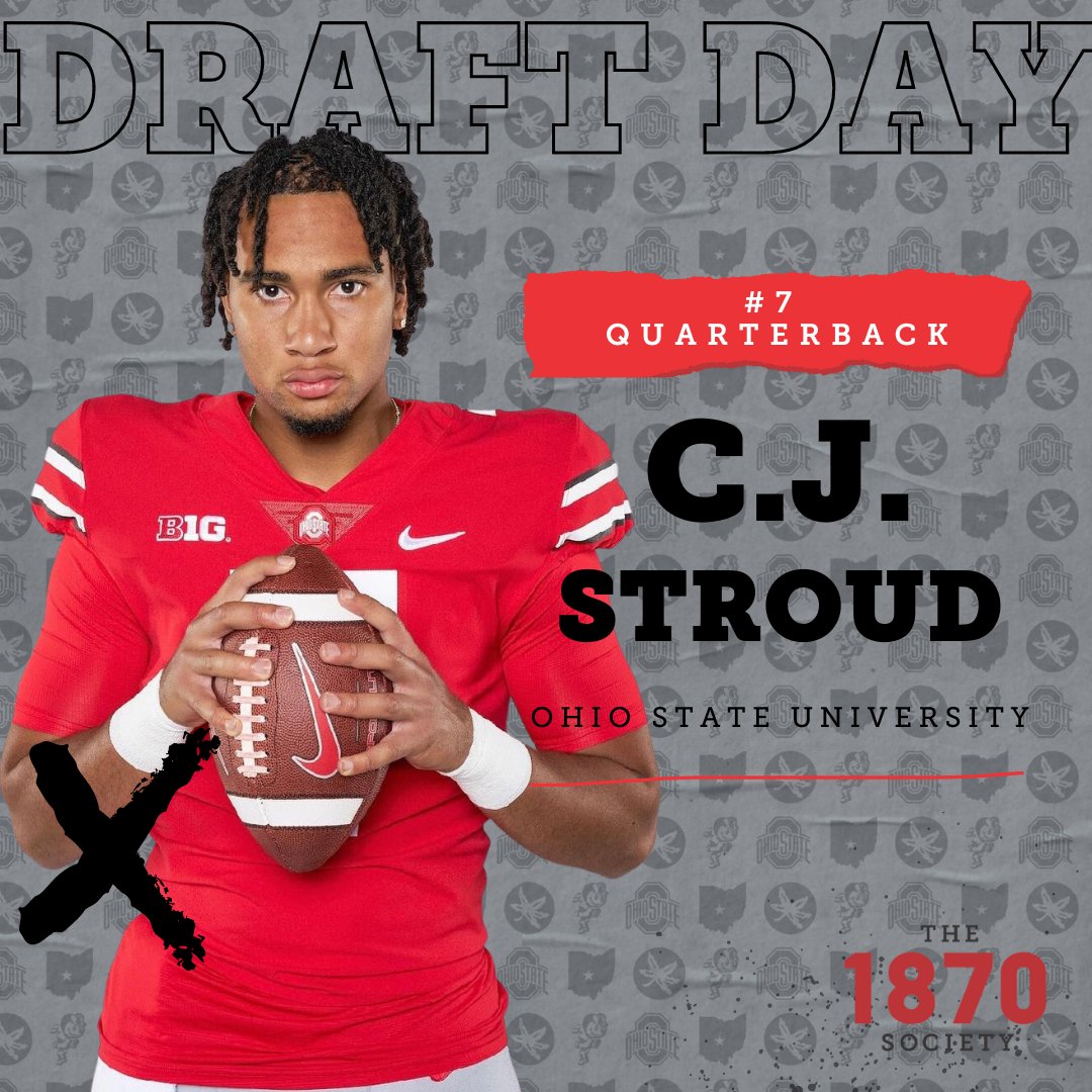 the1870society's tweet photo. Today's a big day, Buckeye Nation.

Good luck to all of our guys in the draft, make us proud!
#NFLDraft | #GoBucks https://t.co/9PVa1BY7s6