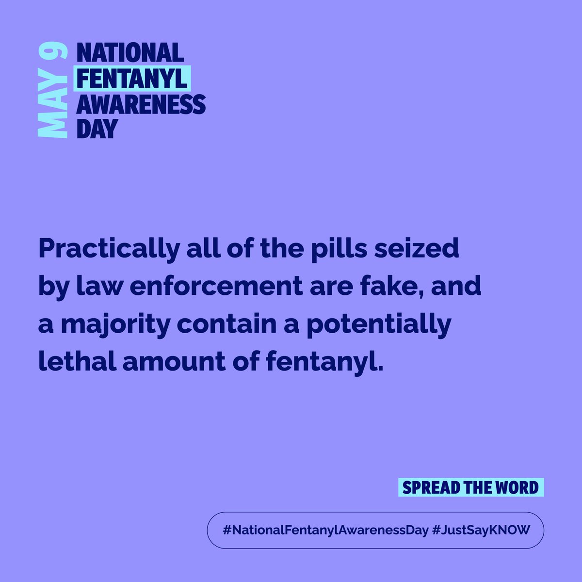 Fentanyl is odorless, tasteless, cheap and extremely potent. Often found in fake prescription pills disguised as Oxy, Percocet and Xanax. Spread the word & save lives.

You can find FREE Narcan and Fentanyl Testing Strips at Flint MTA.
 
#NationalFentanylAwarenessDay #JustSayKNOW