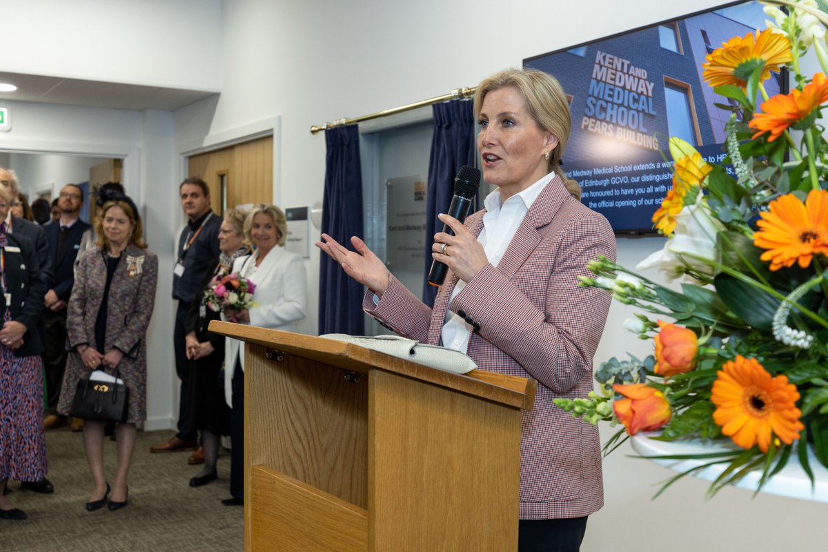 It was a pleasure to welcome Her Royal Highness The Duchess of Edinburgh to Kent yesterday as she formally opened the <a href="/KMMSmedschool/">KMMS Medical School</a> at the Pears medical building.