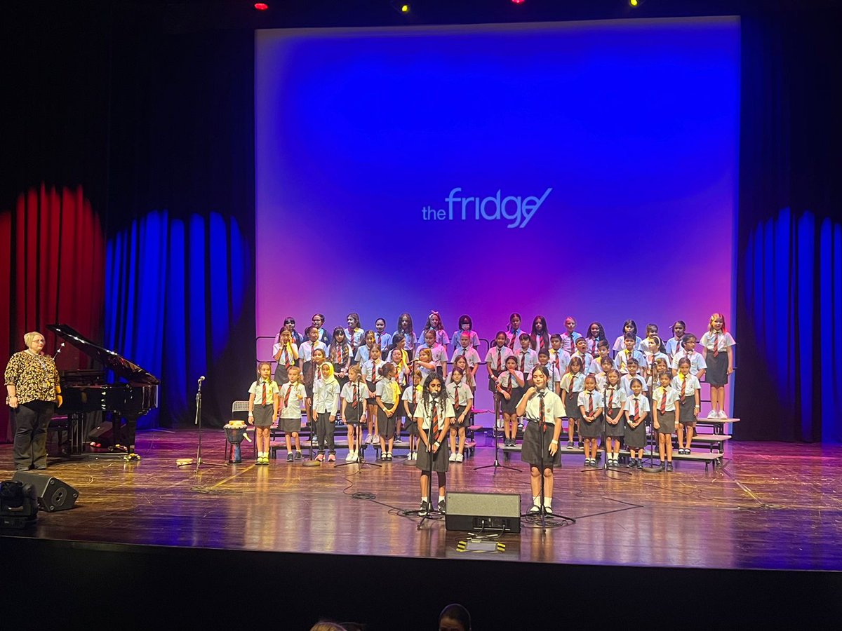 CarolineKrapf's tweet photo. GIS Treble Choir at ChoirFest by theFridge. The Choral Get Together on 26th April, 2023 was an amazing experience singing and listening to other choirs, learning from the knowledge of judges who shared their skills and passion with each choir. https://t.co/yRNSsWvpIt