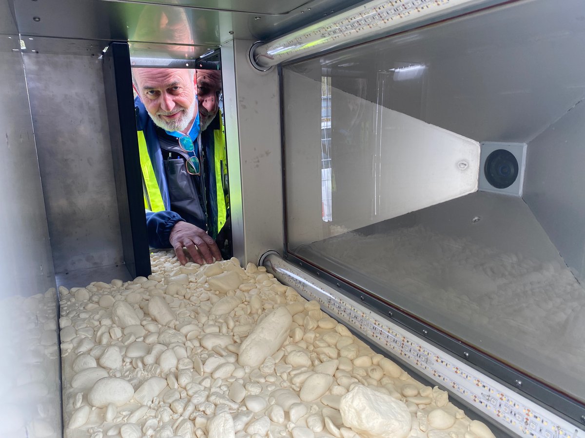 m_schletterer's tweet photo. In 2022 the #fish continuum at the weir #Tassenbach at the #Drava river was re-established with a vertical-slot #fishway (#VSF) with 22 pools. Today we installed a @Riverwatcher_ for #monitoring purposes! #TIWAG #IamHYDRO https://t.co/NTA4q6YPYi