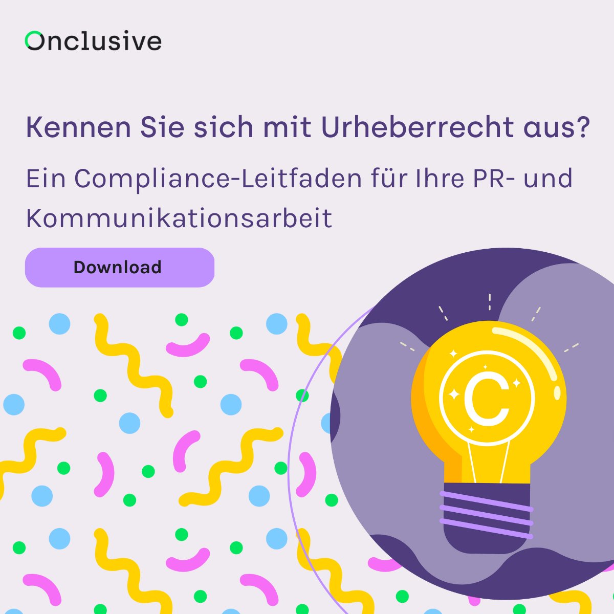 Wir haben diesen interessanten Leitfaden für Sie geschrieben, der Ihnen die wichtigsten Informationen darüber vermittelt, welche Urheberrechtslizenz für Ihre PR- und Kommunikationsbedürfnisse die richtige ist. onclusive.com/de/ressourcen/… #Copyright