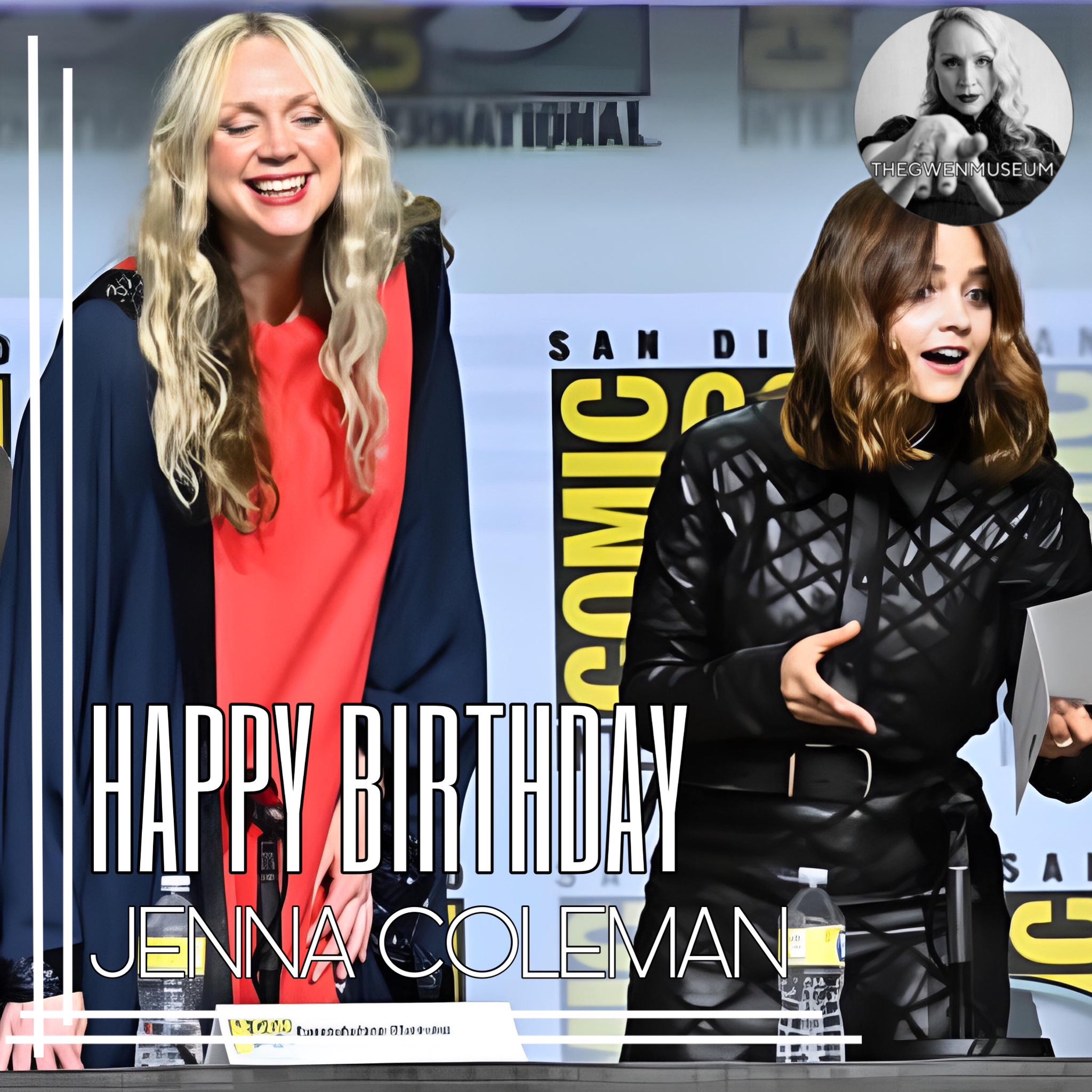 Happy birthday to Gwen s fabulous Sandman co-star, Jenna Coleman! 