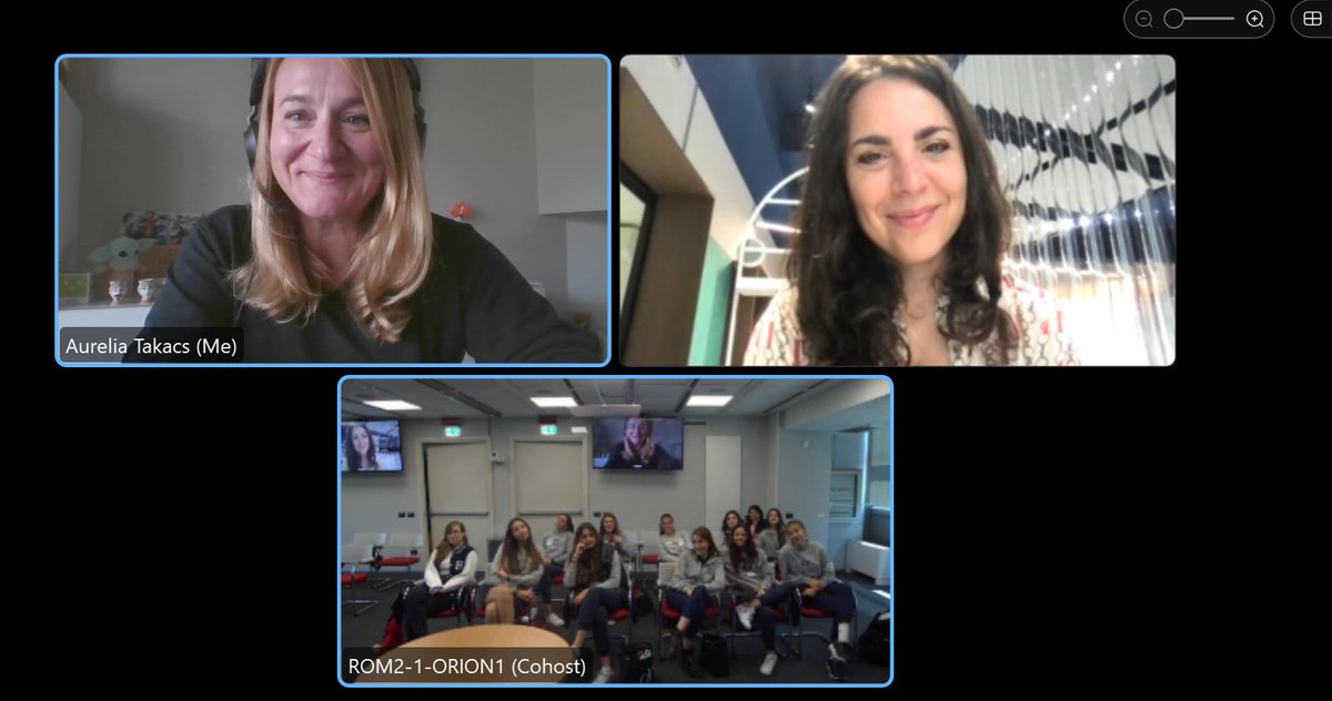 Loved connecting with the @CiscoItalia #Rome office today to speak with the bright high schoolers present for #GirlsInICTDay & inspiring them into ICT studies & careers. #womenrockIT #WeAreCisco #GirlsinICT
