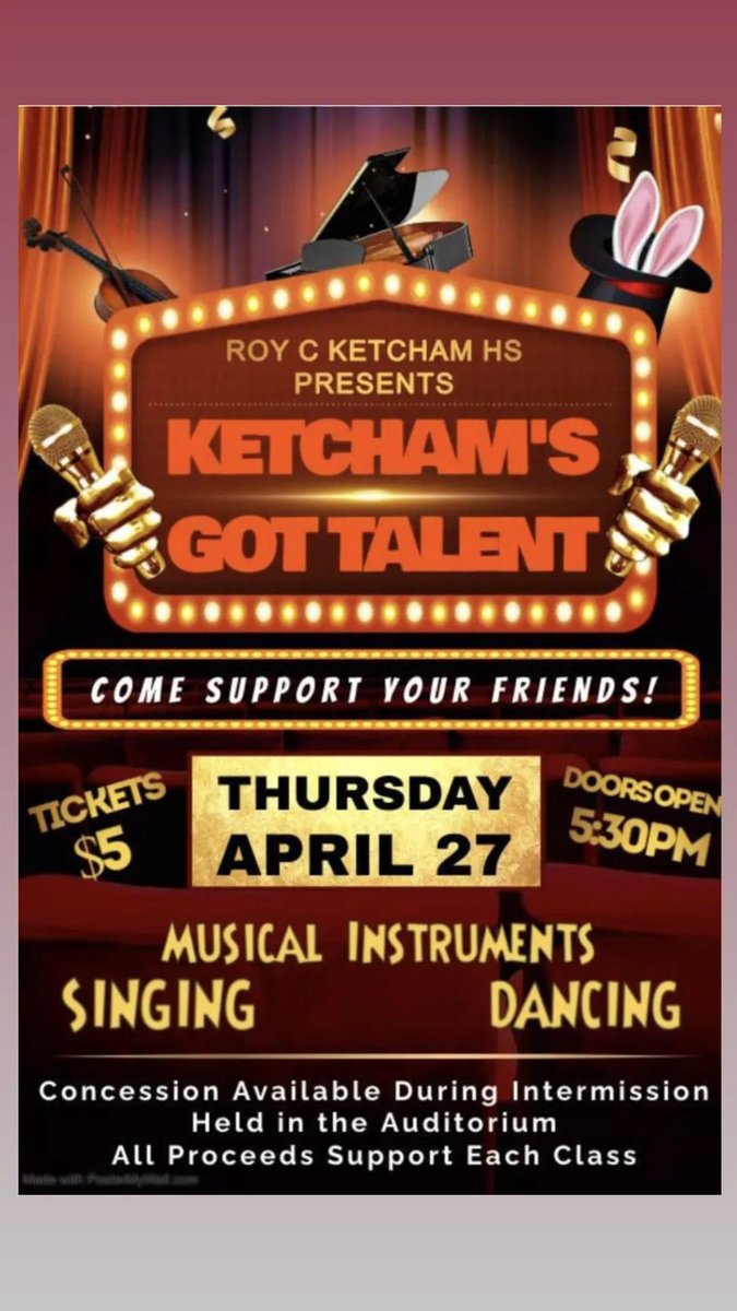See you tonight! Doors open at 5:30.