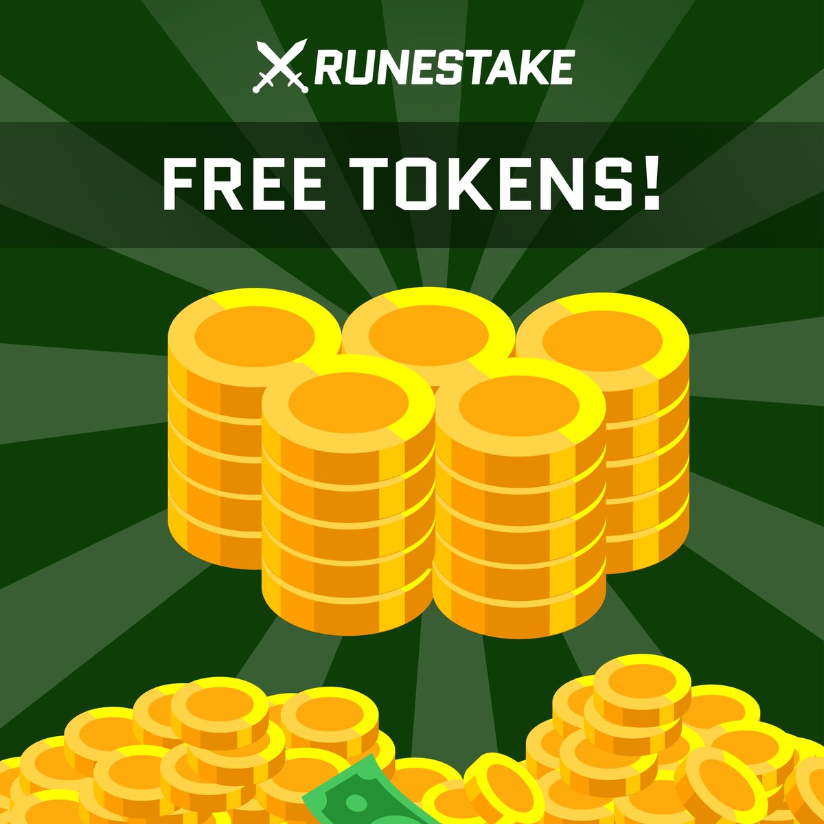 runestake's tweet photo. Snag 1 token for FREE!
Don’t sleep on it though, limited claims available👀

Get yours by completing all actions here👇
https://t.co/cp57Rbmlso https://t.co/aU5UvMKbBH