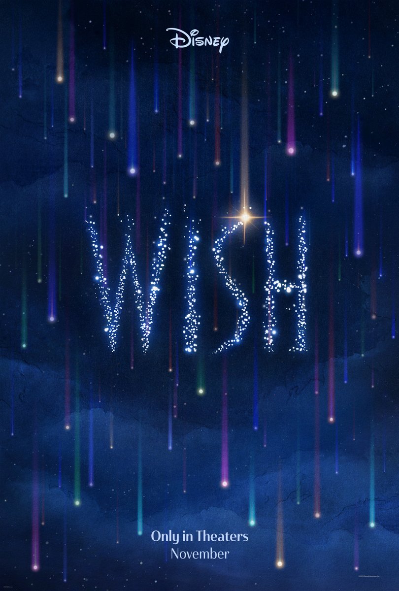 Check out the poster for Disney's all-new movie Wish, coming only to theaters this November!