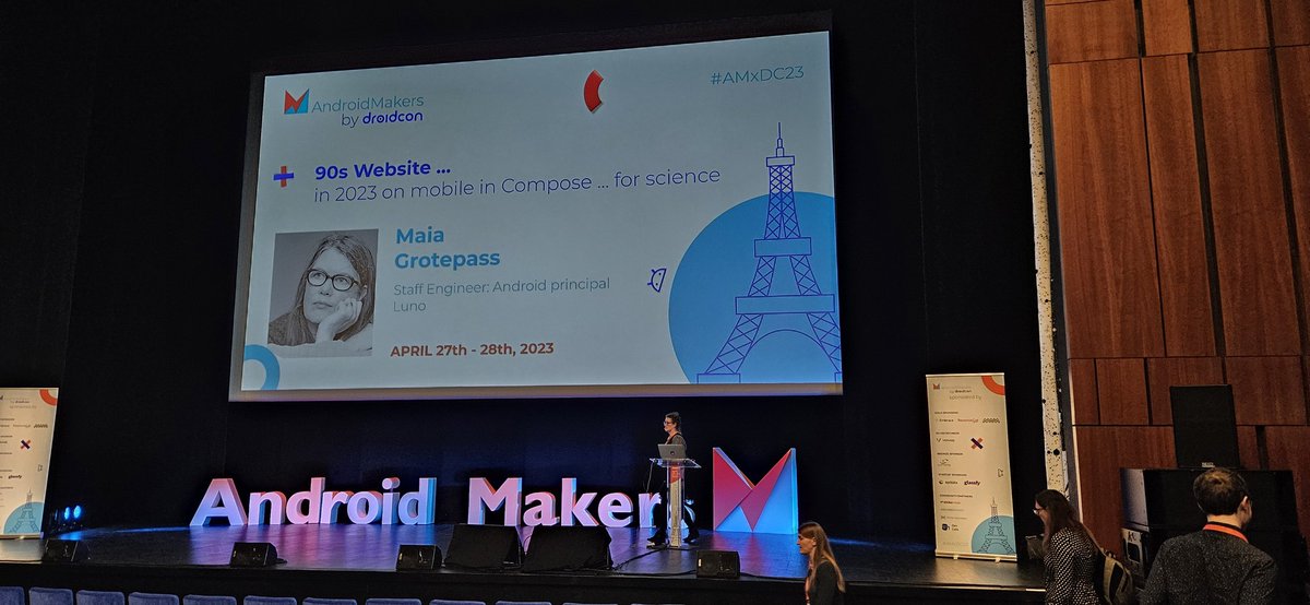 Let's go back to 90`s with <a href="/maiatoday/">@maiatoday@androiddev.social</a> #AMxDC23