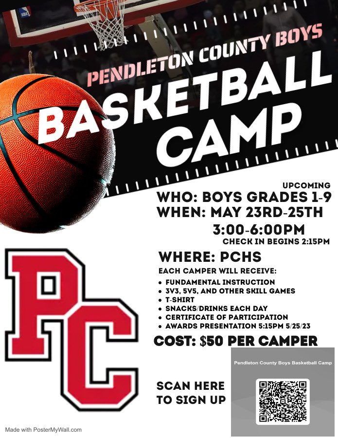 🚨PC Hoops🚨

Our original youth camp flyer’s QR code has expired. To sign up please use the QR code on our updated flyer or use the link below. Apologies for any confusion. Please share. <a href="/Sam_McClanahan/">Sam McClanahan</a> <a href="/PCAthleticsKY/">PCAthleticsOfficial</a> 

forms.office.com/Pages/Response…